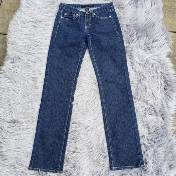 CALVIN KLEIN Skinny Jeans EUC Blue Size 2 - Picture 1 of 5